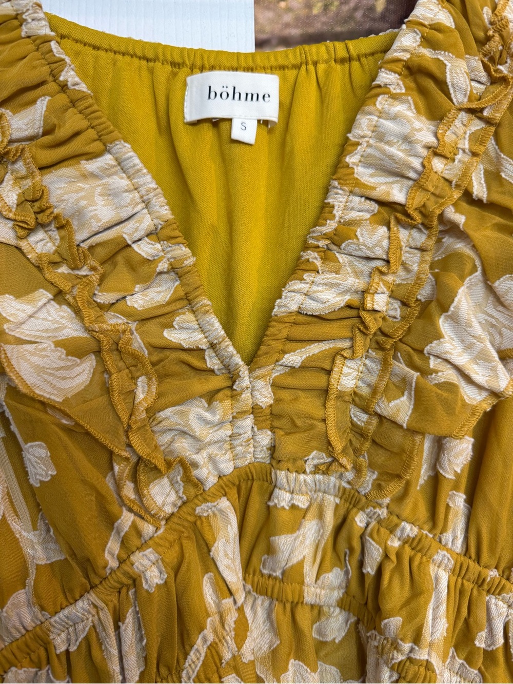 Bohme yellow white dress - Picture 2 of 2
